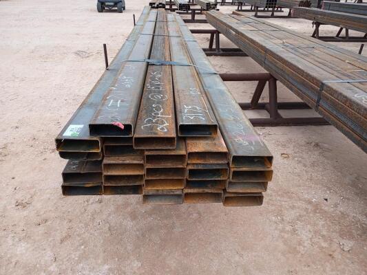 (23) pcs Hot Rolled 2'' x 6" Rec Tubing