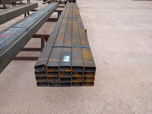 (20) pcs Hot Rolled 2'' x 4" Rec Tubing