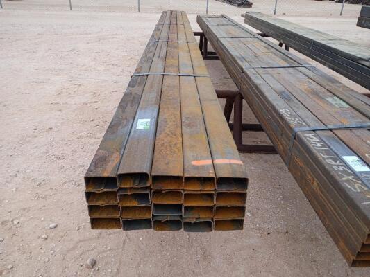 (20) pcs Hot Rolled 2'' x 4" Rec Tubing