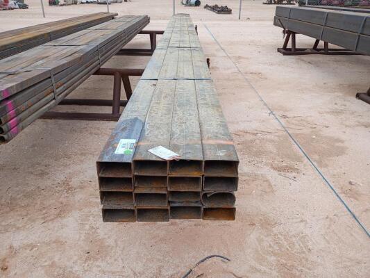 (16) pcs Hot Rolled 2'' x 4" Rec Tubing