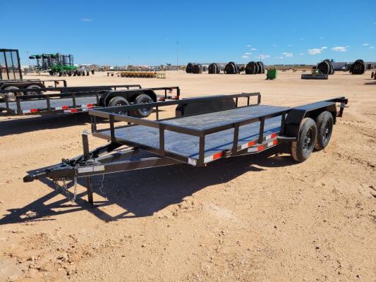 2027 Texas Toro 16Ft x 77" Utility Trailer