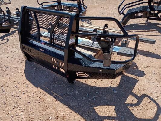 Front Bumper Grill Guard & (1 Set) Running Boards
