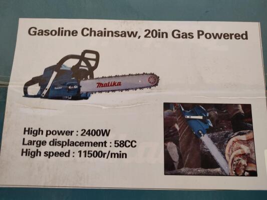 Maikaitea Gasoline Powered 20" Chain Saw
