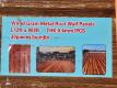 (30) Wood Grain Metal Roof/Wall Panels