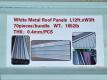 (70) White Metal Roof/Wall Panels