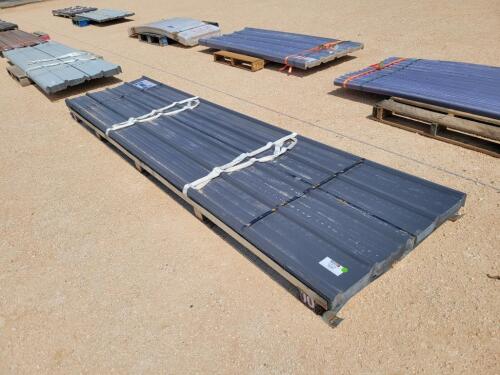 (70) Grey Metal Roof/Wall Panels