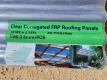 (30) Clear Corrugated FRP Roof Panels