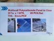 (20) Clear Multiwall Polycarbonate Panels