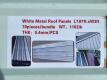 (70) White Metal Roof Panels