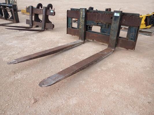 Forklift Hydraulic Adjustable Fork Carriage w/72'' Forks
