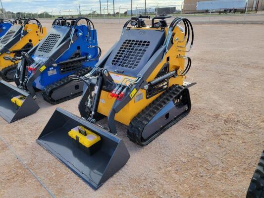 2026 ZJG ZJ-380 Stand On Mini Skid Steer Loader