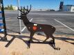 KC 3/8" AR500 Steel Deer Shooting Target w/Heart Flapper