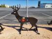 KC 3/8" AR500 Steel Deer Shooting Target w/Heart Flapper
