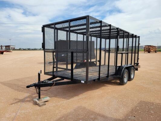 Trash Trailer 7ft x 16.5ft VIN# ?