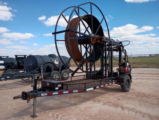 WG MFG MDPR3-400 Water Pump Pulling Rig Trailer