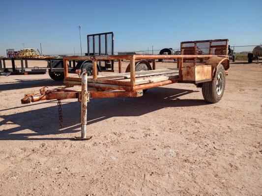 Shop Built Utility Trailer w/Folding Ramp