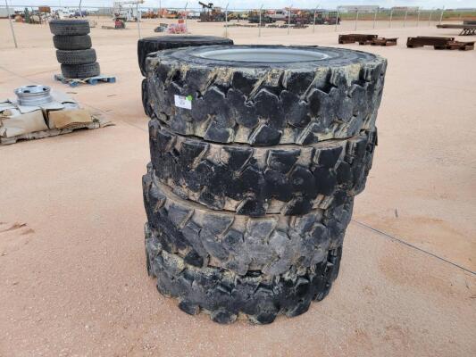 (4) Telehandler Wheels w/Tires 360/85-28-10.00