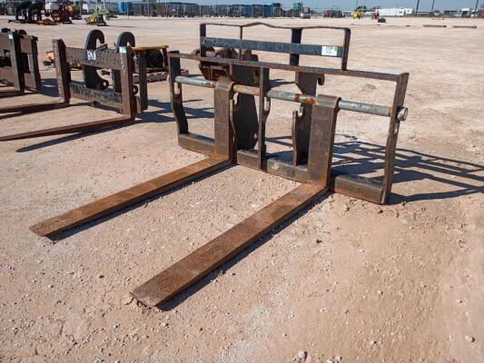 74" Telehandler Fork Carriage w/5ft Forks