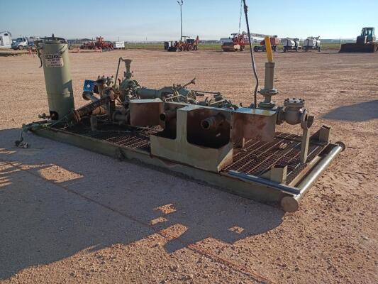 Oilfield Lack Unit on Skid w/Scrubber Spot