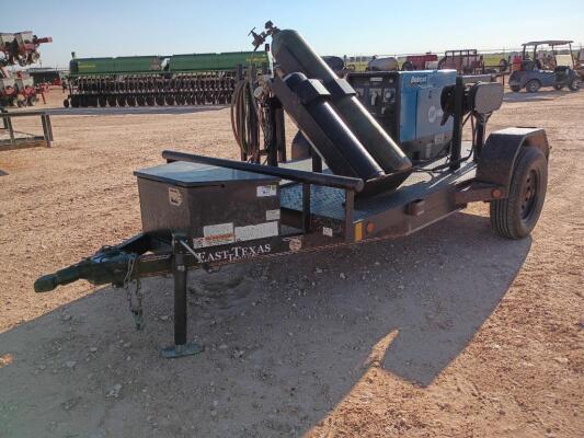 East Texas Welding Trailer w/Miller Bobcat Welder & Cutting Torch