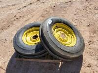 (2) Tractor Wheels/Unused Tires 7.50-16