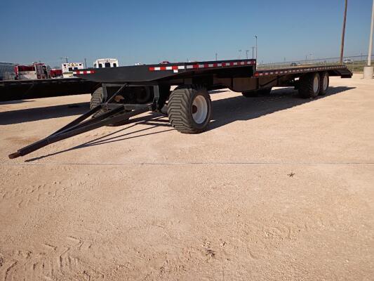 Shop Built Step Deck Bale Trailer
