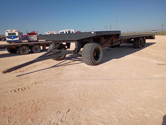 Shop Built Step Deck Bale Trailer