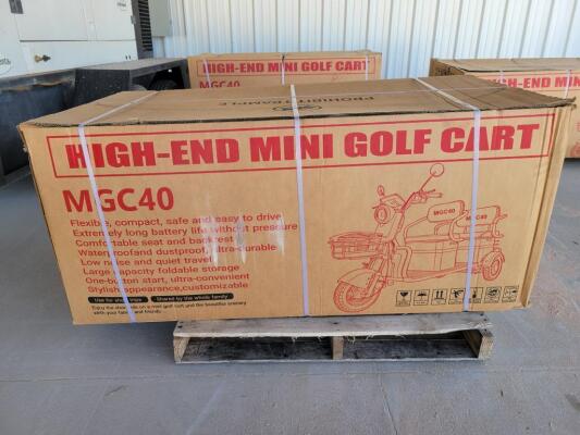 MGC40 High-End Mini Golf Cart (Color Blue)