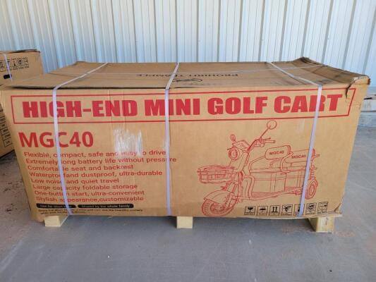 MGC40 High-End Mini Golf Cart (Color Green)