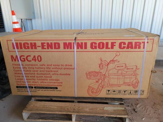 MGC40 High-End Mini Golf Cart (Color Red)