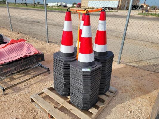 (80) Traffic Safety Cones