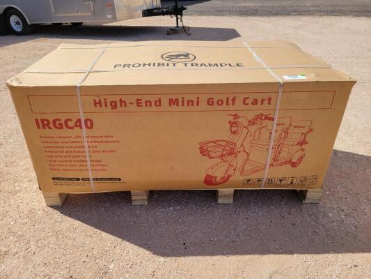 IRGC40 High-End Mini Golf Cart (Color Khaki)