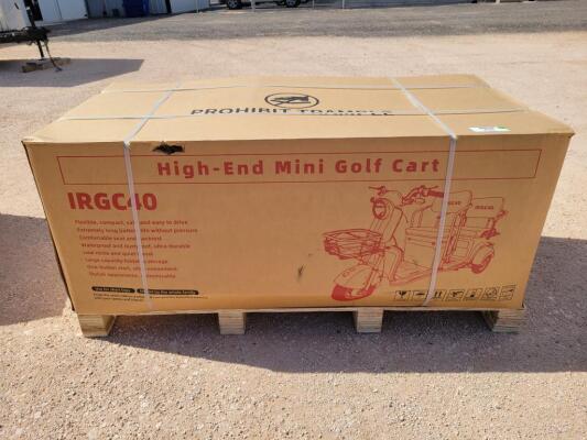 IRGC40 High-End Mini Golf Cart (Color Blue)