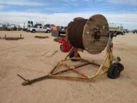 Spool Trailer with Spool of Cable
