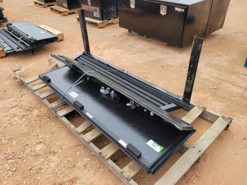 (1) Folding Truck Bed Cover Fits Chevrolet 1500 (1) Back-Rack Headache Rack