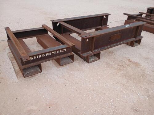 (1) 66'' x 47'' & (1) 54'' x 30'' Multipurpose Skids w/Fork Pockets