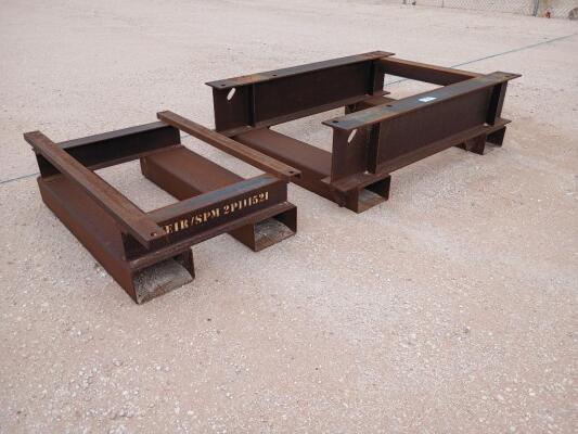 (1) 66'' x 47'' & (1) 54'' x 30'' Multipurpose Skids w/Fork Pockets