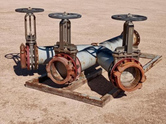 (3) Mueller 16'' Gate Valves