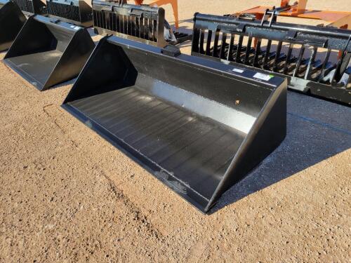 KC 78" Skid Steer Bucket w/Blade