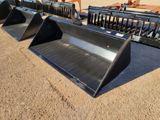 KC 78" Skid Steer Bucket w/Blade