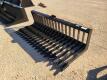KC 72" Skid Steer Fine Skeleton Bucket, Low Side