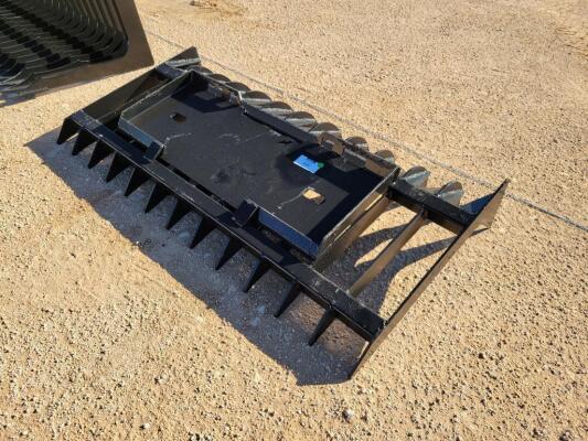 KC 70" Skid Steer Root Rake