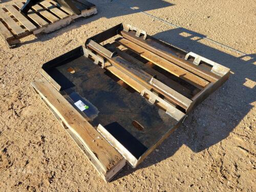 (2) KC Misc Skid Steer Frames