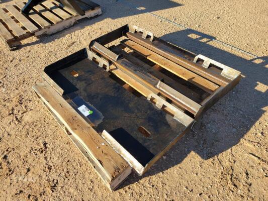 (2) KC Misc Skid Steer Frames