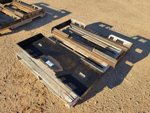 (2) KC Misc Skid Steer Frames
