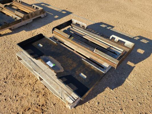 (2) KC Misc Skid Steer Frames