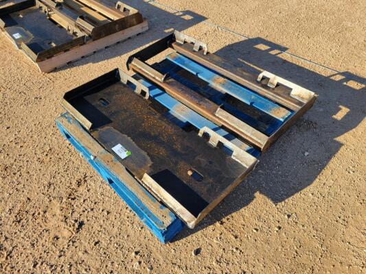 (2) KC Misc Skid Steer Frames