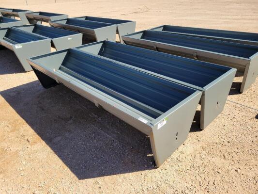 (2) KC 90" Cattle Feeders