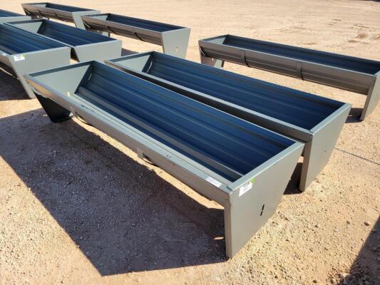 (2) KC 90" Cattle Feeders