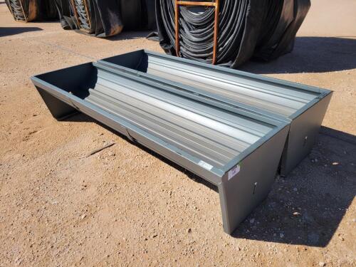 (2) KC 90" Cattle Feeders